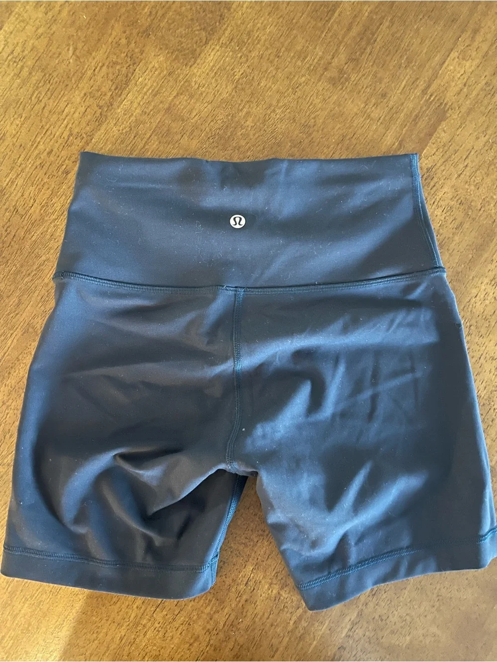lululemon athletica Navy High-Rise 6 inch Bike Shorts